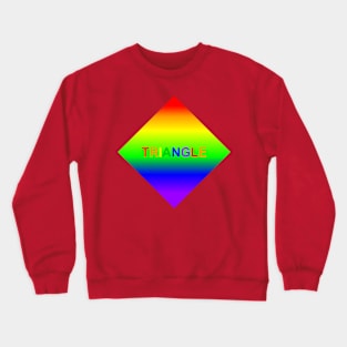 Rainbow Triangle Crewneck Sweatshirt